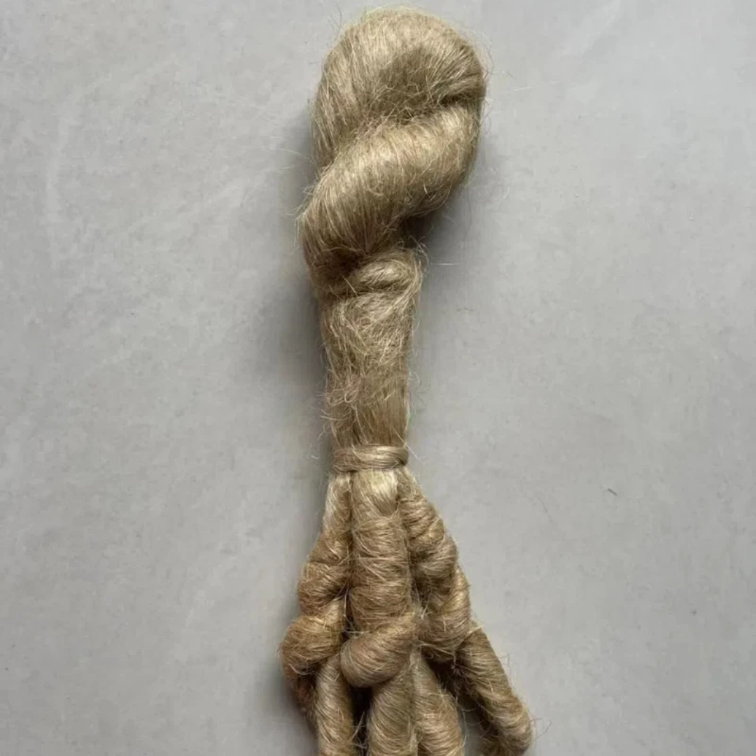 Row flax doll that used in sanitary companies