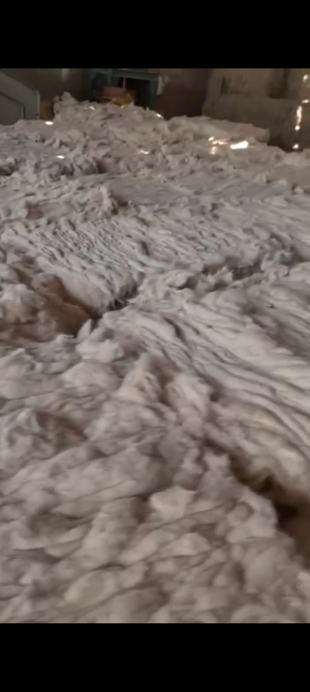 Flax cottonised to mix with cotton produce blended linen fabric