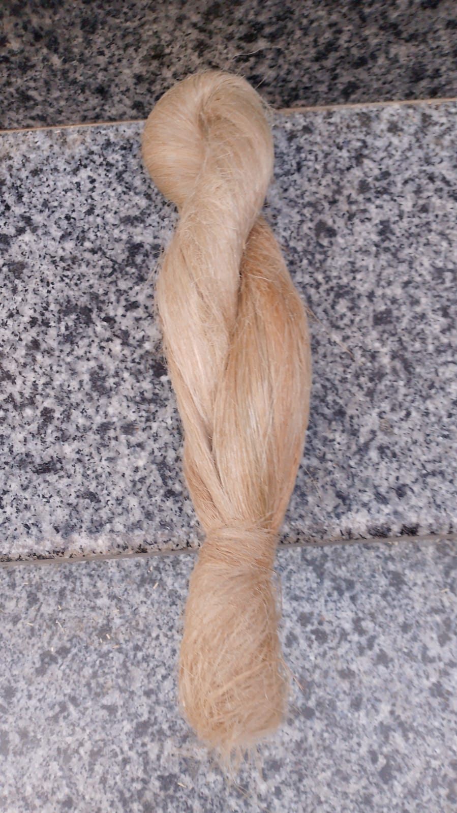 Row flax doll that used in sanitary companies