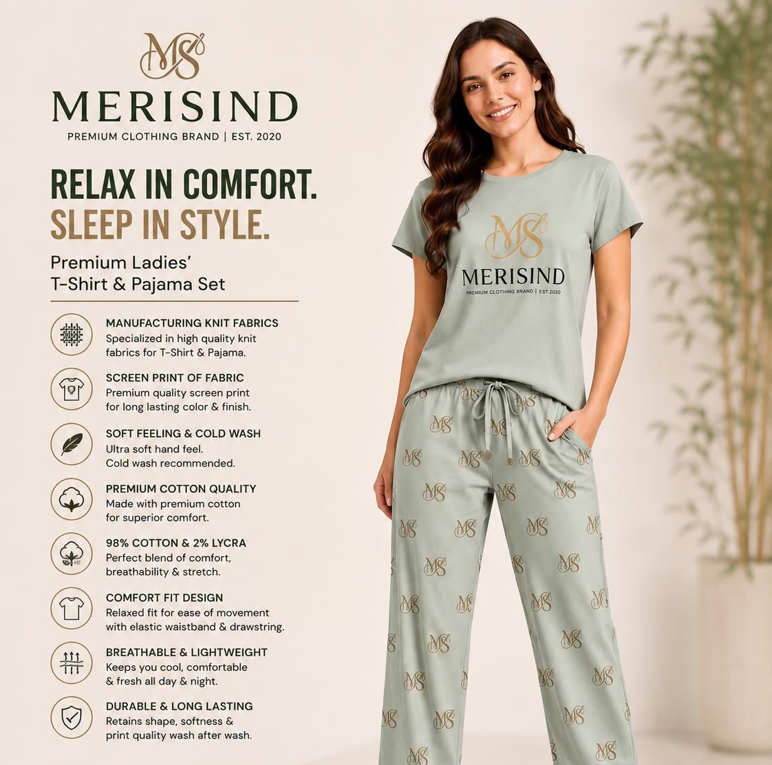 T Shirt & Pajama Set